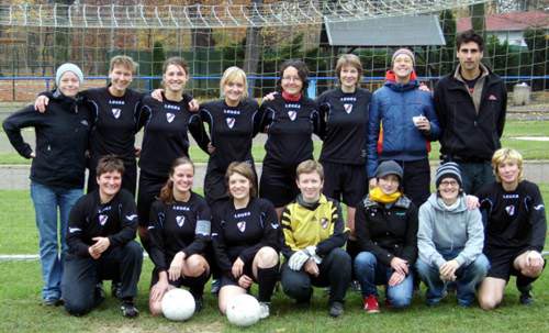 Monika Lazar spielt aktiv im Frauenteam des Roten Stern mit.